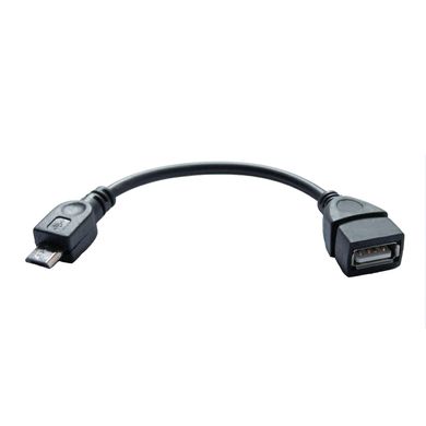 Кабель Grand-X USB OTG з'єднувальний USB A(F)-microB (GXOTG)