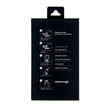 Захисне скло Grand-X для Apple iPhone SE (2020) 6D black